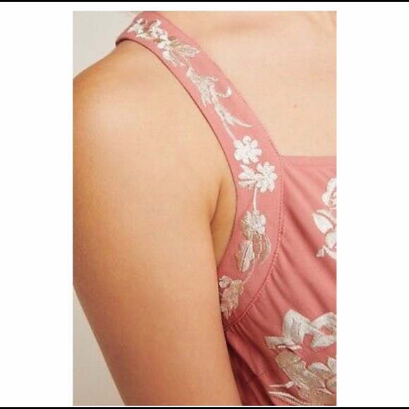 Anthropologie Lucille embroidered fringe dress - Picture 6 of 7